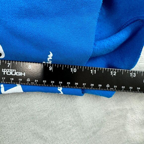 Champion Shorts Mens Small Blue Reverse Weave Cutoff Sweats Drawstring Pockets - Picture 14 of 14